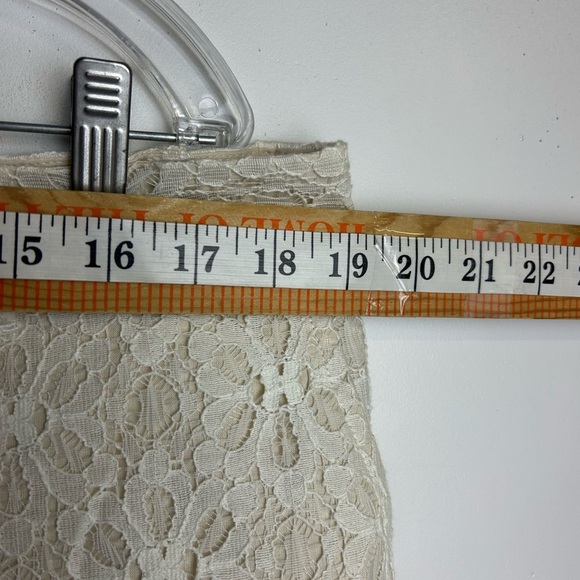 LOFT Cream Lace Shorts plus Size 14 fairy old money nwt - Picture 9 of 13